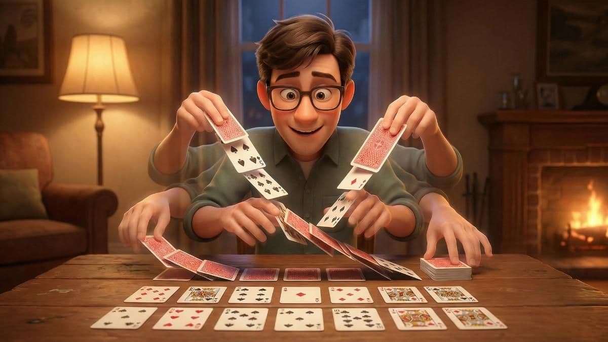 Das schnellste Solitaire-Spiel: Weltrekorde, Strategie & schneller spielen